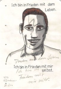 Ich bin Frieden mit mir selbst